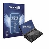Savvies Screenprotector voor GPD Win Mini (2025) - Folie Beschermfolie transparant 6 Stuks
