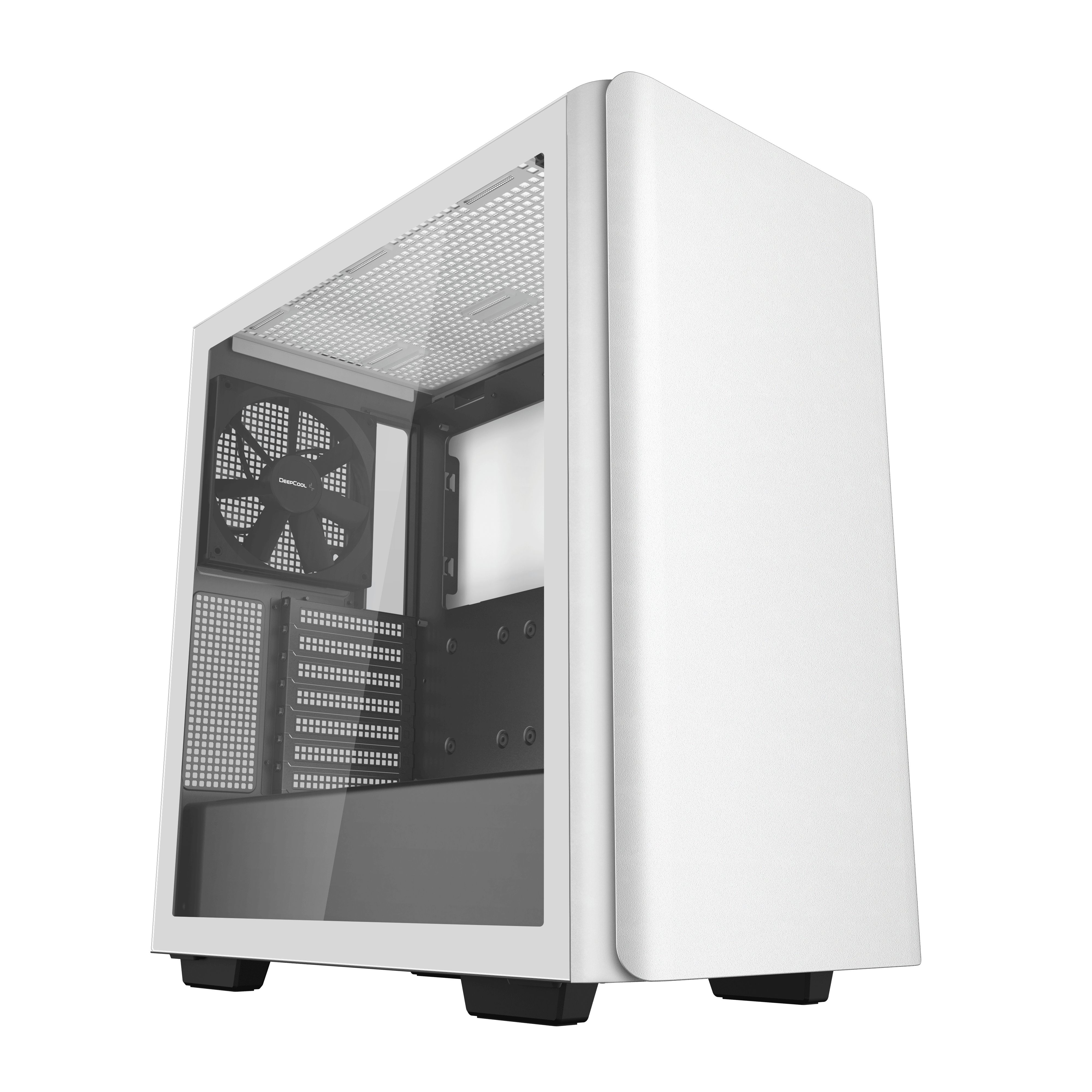 DeepCool CK500 Midi Tower PC Case - White