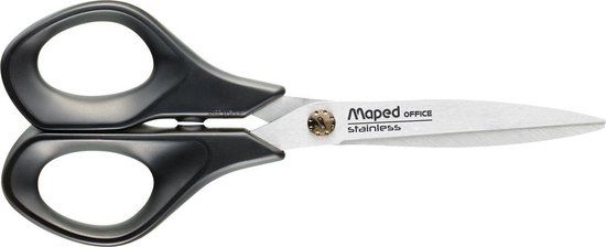 Maped Office Advanced Green schaar 17 cm - symmetrisch - zwart