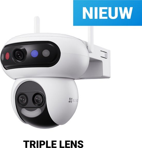 EZVIZ H90f 3K Triple Lens WiFi Outdoor Security Camera