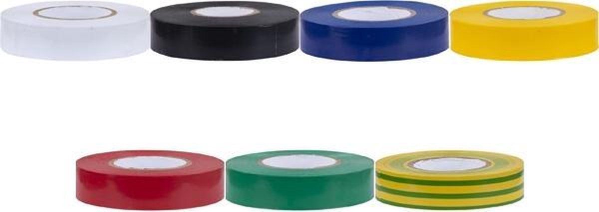 BES LED Isolatietape - Yurga - 20mmx20m - 7 Kleuren