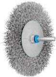 PFERD - Ronde borstel op stift, ongetordeerd met RVS draad - RBU 10010/6 INOX 0,30