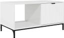 vidaXL Salontafel Hoogglans Wit 90 x 49 x 46 cm Bewerkt Hout