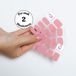 Maniac Parul Pink Polish Sticker - 28pcs