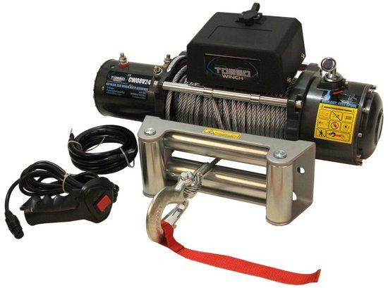 TORSO Elektrische lier 24V 3629kg Blauw