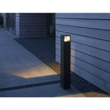 Antidark Ita G750 LED Borne Noir - Terrasse - Aluminium