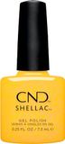 CND Shellac Catching Light, nr. 472 geel, originele CND uv-lak, nageldesign, Gleam & Glow-collectie