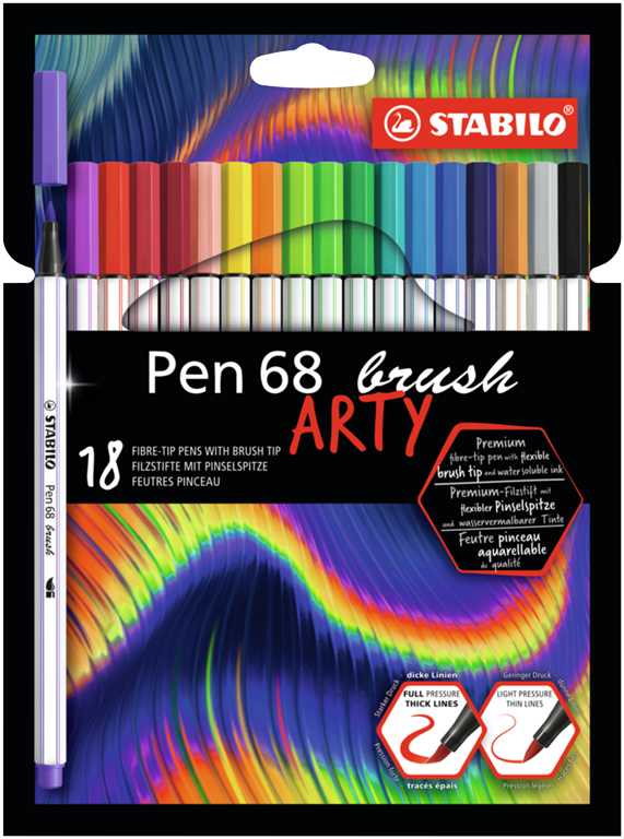 Stabilo Pen 68 brush ARTY