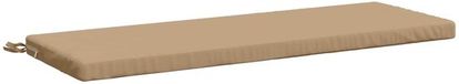 vidaXL Bankkussen SOEST 100% Polyester Zand 120 x 40 x 5 cm