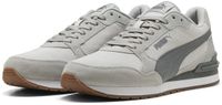 PUMA ST Runner v4 SD Unisex Lage Sneakers - Leer - Rubber - Vetersluiting - Maat 44 - Cool Light Gray-Slate Sky-Gray Echo-PUMA White-Gum