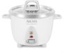 RVS rice cooker and warming plate with untreated inner pot - capacity for 6 portions