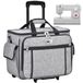 cab55 Rolling Naaimachine Case, Afneembare Rolling Naaimachine Draagtas op wielen, Trolley Tote Bag met Verwijderbare Bodem Houten Board voor de meeste standaard naaimachines en accessoires