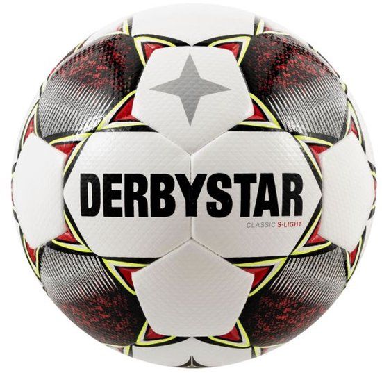 Derbystar Classic Super Light II Voetbal Maat 5 Wit/Rood