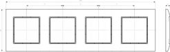 Ospel R-4U/00, Blanc, Plastique, 1 pièce, 130 mm, 350 mm, 105 mm