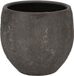 DK design Bloempot model Maya - verweerd zwart - D18 x H20 cm - rustiek