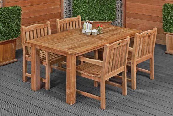Tuindeco Teak Blokstoel Birmingham