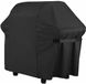 Housse de barbecue sans marque - Housse de protection pour barbecue en tissu Oxford 210D, anti-UV/imperméable/résistant à l'humidité (147 x 61 x 122 cm)
