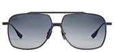 Dita Alkamx Lunettes De Soleil Unisexe Noir Pilote Gris 61mm Polarisé
