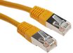 RS PRO Ethernetkabel Cat.6, 3m, gele patchkabel, A RJ45 S/FTP stekker, B RJ45, PVC