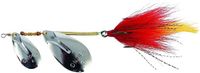 Ondex Buck Tandem spinner 4/6 – 11,5 gram met dubbele bladen Silver