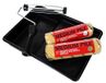 ProDec 9 inch x 1,5" 4-delige Twin Medium Pile geweven verfrollers, kooiframe en trayset voor schilderen met emulsie- en metselwerkverven op binnen- en buitenmuren en plafonds