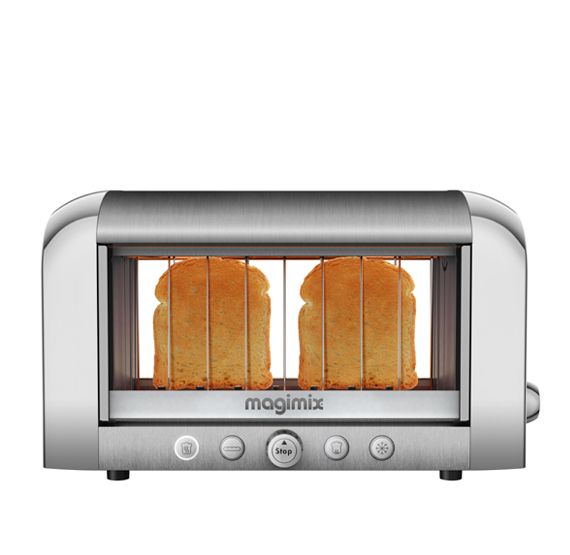 Magimix Vision Toaster - Chrome - 1450W - Long Slot