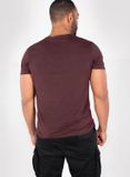 Alpha Industries Basic T Small Logo T-Shirt / Unisex Deep Maroon-XXXL