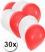 Shoppartners Bv 30x Ballonnen in Poolse kleuren