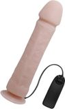 BAILE VIBRATORS The Big Penis Realistic And Vibrating Dildo Flesh 26 cm
