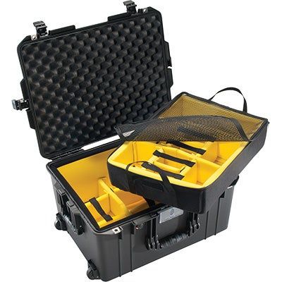 Peli 1607 Air Case - 535 x 402 x 295 mm - With Dividers