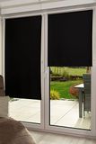 K-home Klemmfix rolgordijn verduistering, zwart, 85 x 200 cm (B x L)