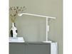 HAY Lampe de bureau LED Fifty-Fifty, grise, 45 cm, à intensité variable