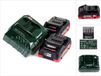 Metabo - Set van 4 A lader en 2x 18 V LiHD 4.0 Ah accu 685163000