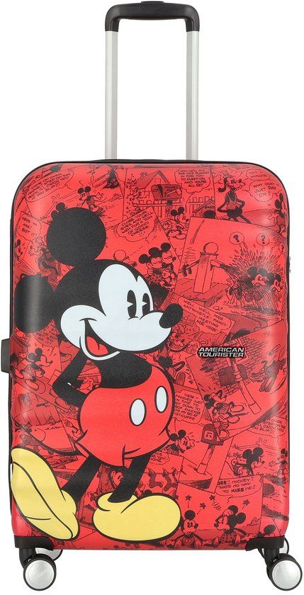 American Tourister Koffer - Wavebreaker Disney spinner (4 wielen) 67/24 cm - Mickey comics Red - 64 l