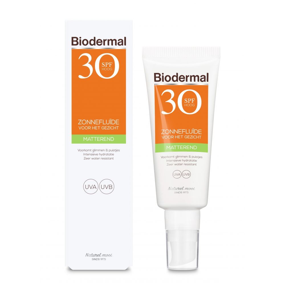 Biodermal Zonnefluide Gezicht SPF 30 - 8710537041279