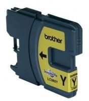 Brother LC980Y Yellow Inkjet Cartridge geel