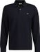 Gant Shield Piqué Rugger Longsleeve Polo Heren - Zwart - Maat XXL