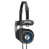 Koss Porta Pro Utility On-Ear hoofdtelefoon, afneembaar verwisselbaar snoersysteem, inklapbaar ontwerp, Stealth Grey