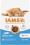 Iams Cat Adult - Vis & Kip - Kattenvoer - 10 kg