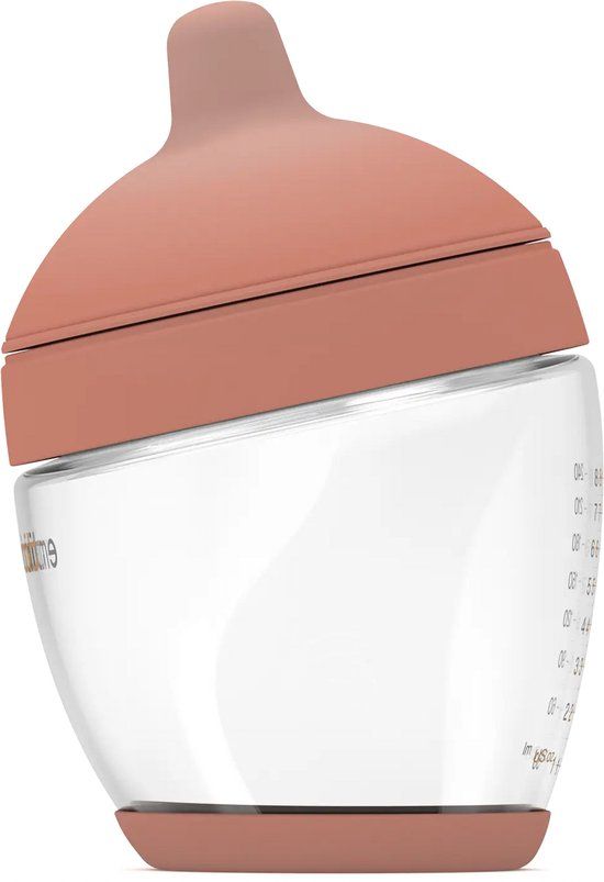 Emulait Classic Glazen Babyfles - Medium - 240 ml - Glas - Anti-koliek - BPA-vrij