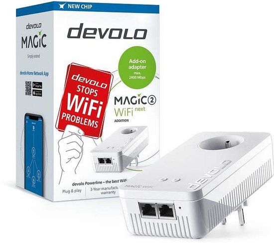 Devolo Magic 2 WiFi next-extensie - tot 2400 Mbits / s