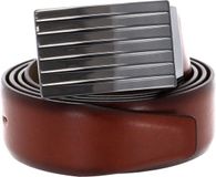 Vanzetti Leren riem 35mm Leather Belt W85 Mid Brown bruine