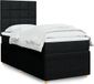 Maison Exclusive - Boxspringbed met matras, noir, 90x190 cm, textile