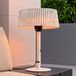Lucande terrasverwarmer Pyravo, beige, aluminium, 70 cm, IP44