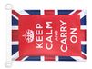 AZ FLAG Bootvlag Keep Calm and Carry On VK 45x30 cm Plastic Ringen
