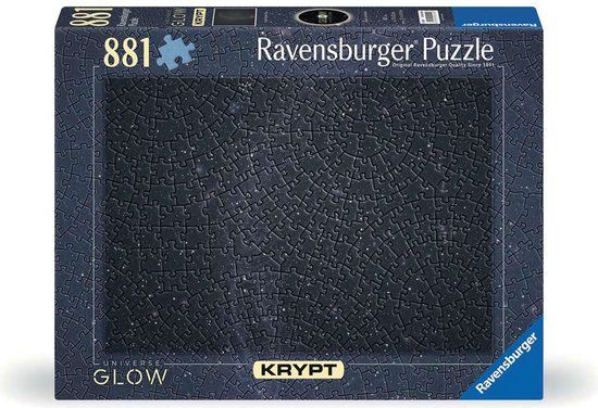 Ravensburger legpuzzel Krypt Universe Glow 881 stukjes glow-in-the-dark