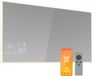Blumfeldt Chauffage miroir infrarouge 600W Montage mural Affichage LED IP44 Application & Télécommande