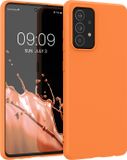 kwmobile telefoonhoesje geschikt voor Samsung Galaxy A52 / A52 5G / A52s 5G - Hoesje voor smartphone - Back cover in fruitig oranje