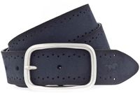 MUSTANG Leren riem Woman´s Belt 3.5 W105 Steel Grey grijs