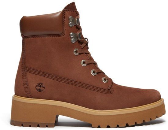 Timberland CARNABY COOL MID LACE UP BOOT Dames Laarzen - MEDIUM BROWN NUBUCK